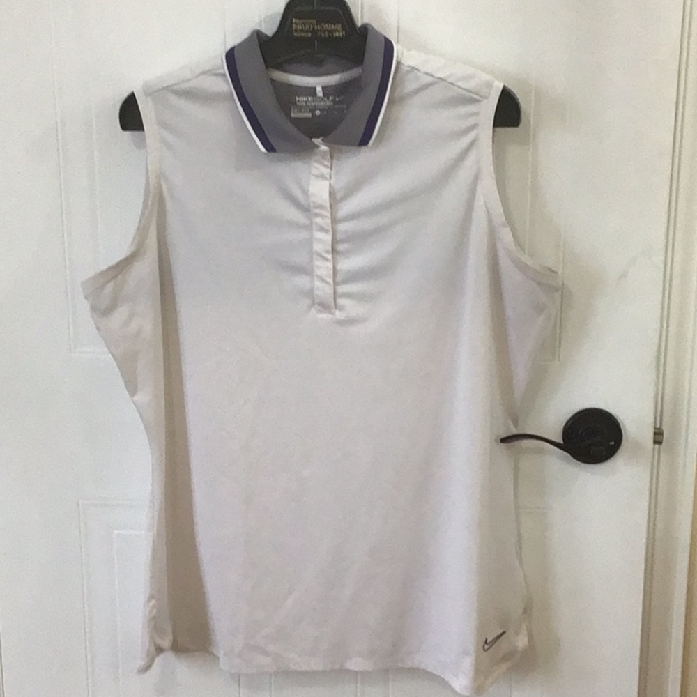 Nike Golf Tour sleeveless golf shirt.
